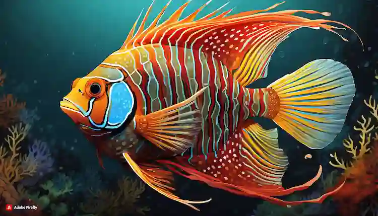 Distinctive Features of Flame Angelfish: Vibrant Colors and Patterns